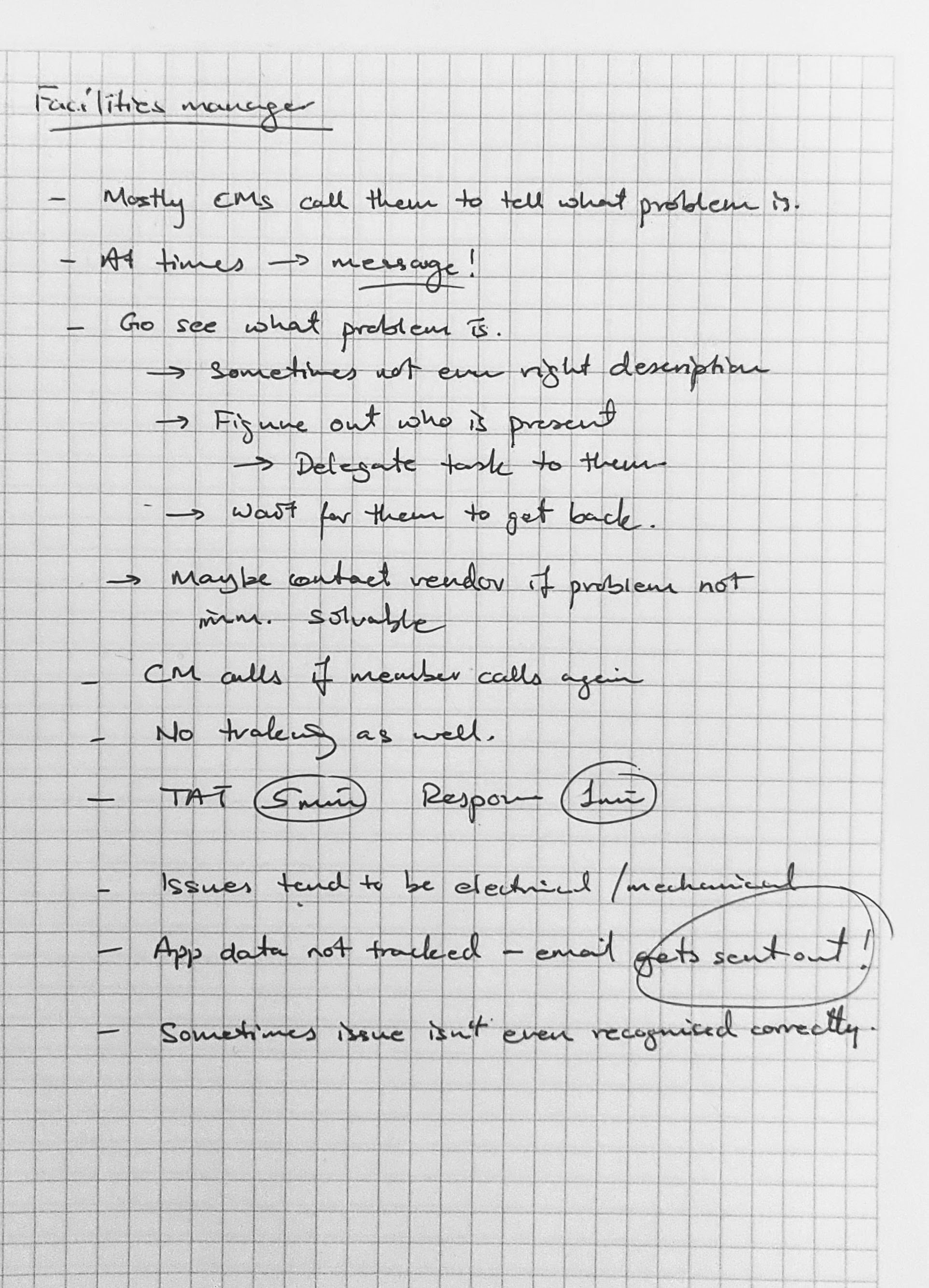 Interview notes 1