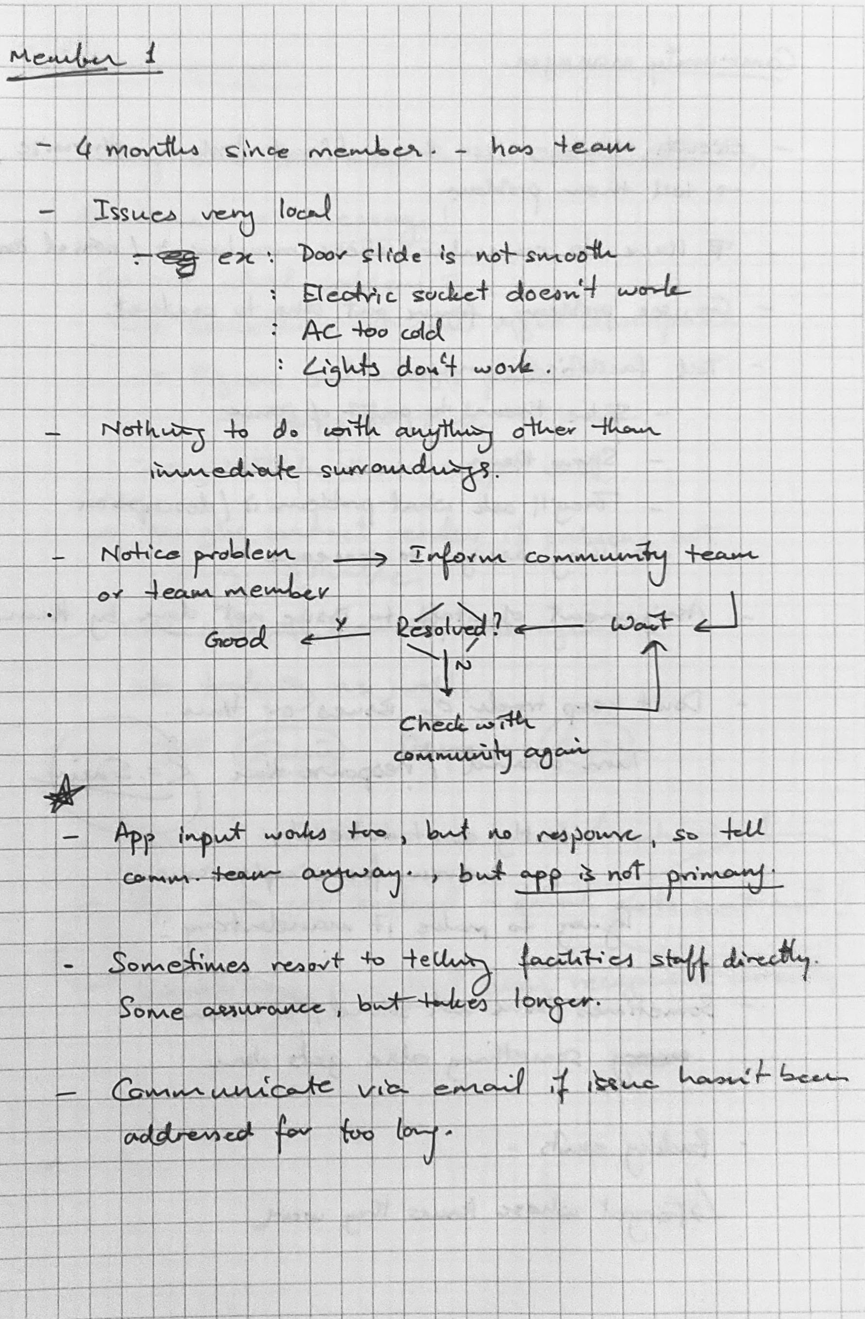 Interview notes 3