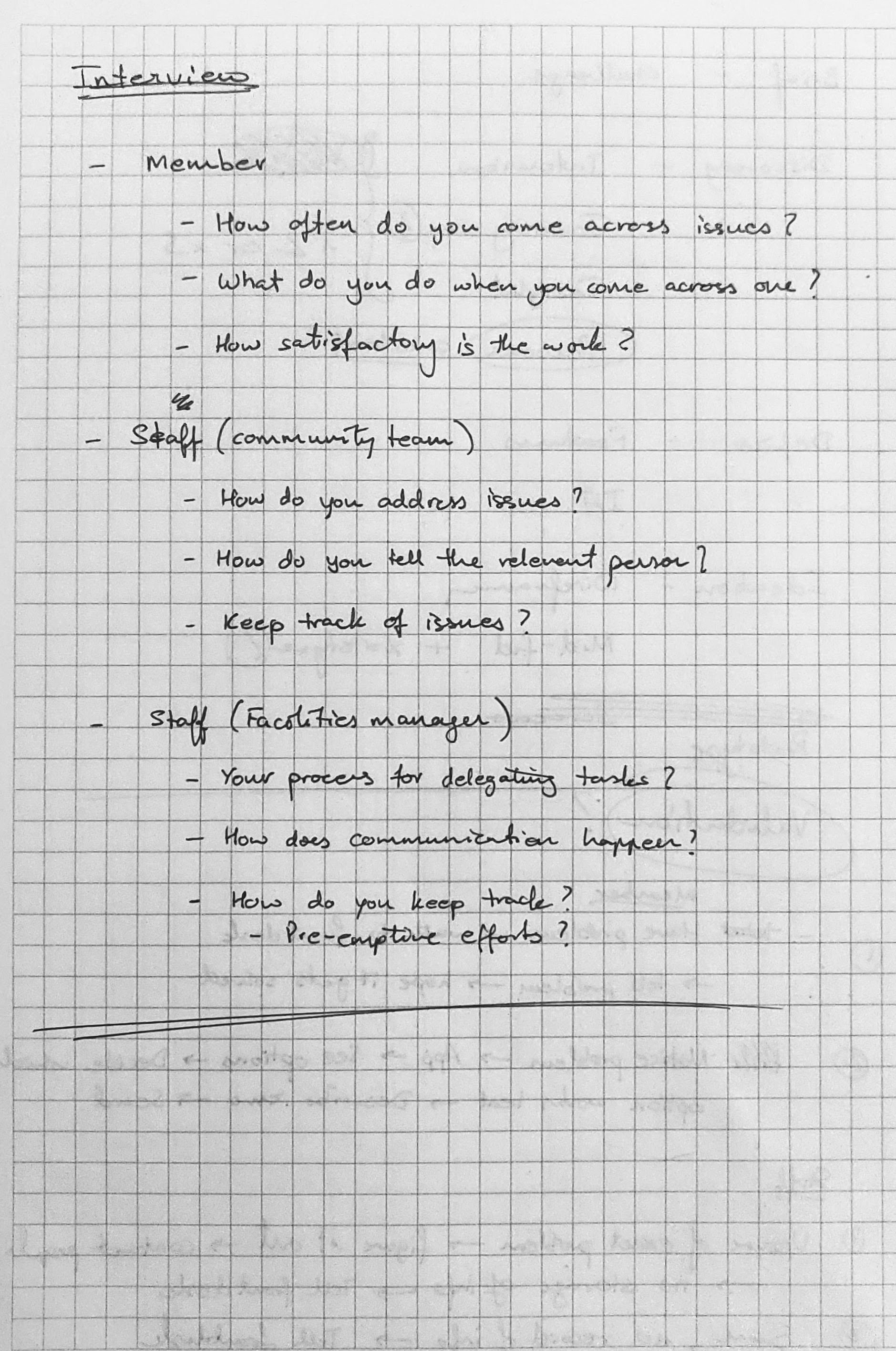 Interview notes 4